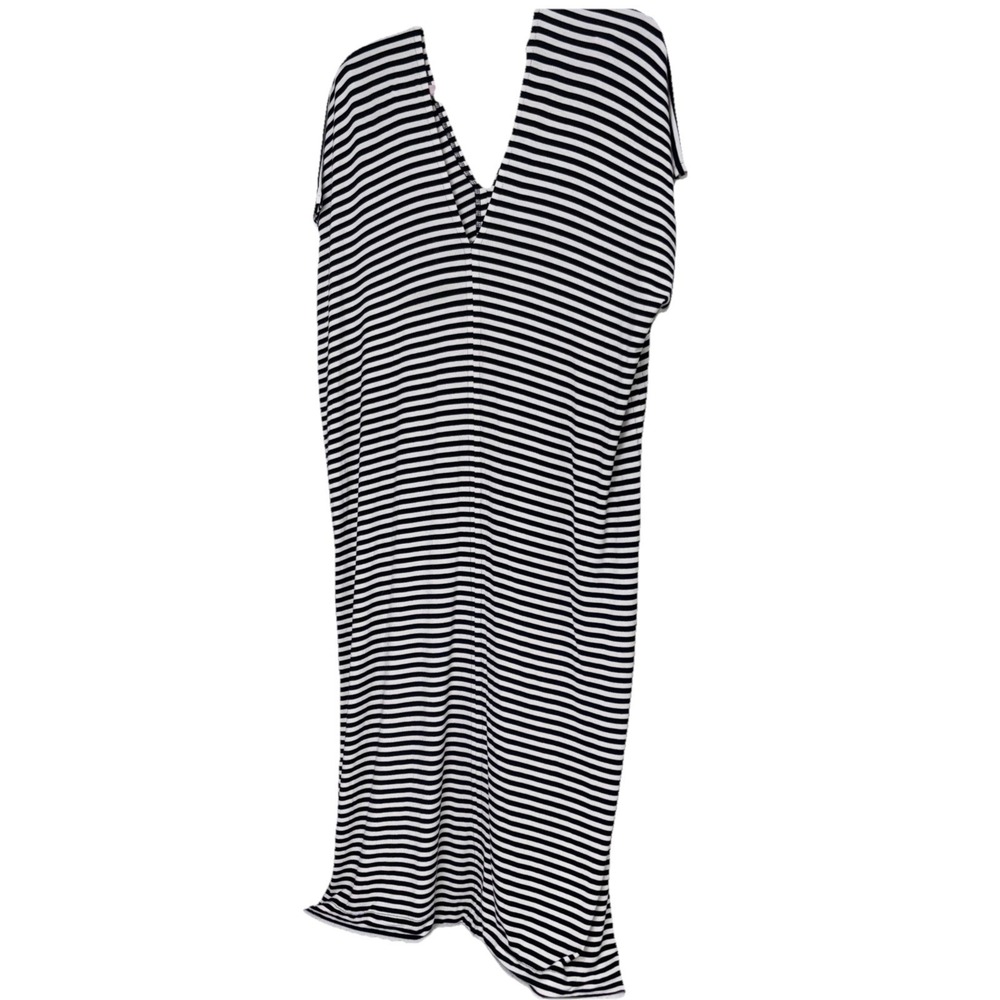 Erin Kleinburg Striped Maxi T- Shirt Dress Size 1